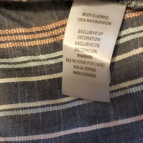 Sandra Darren Striped rayon maxi dress - Picture 5 of 9